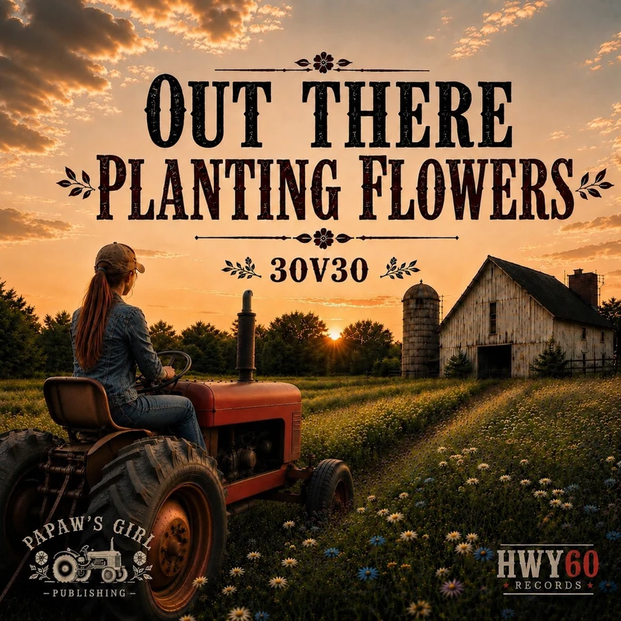 Out There Planting Flowers album artwork by 30V30
